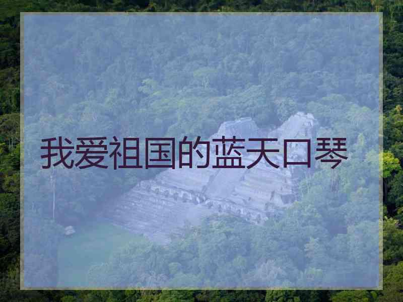 我爱祖国的蓝天口琴