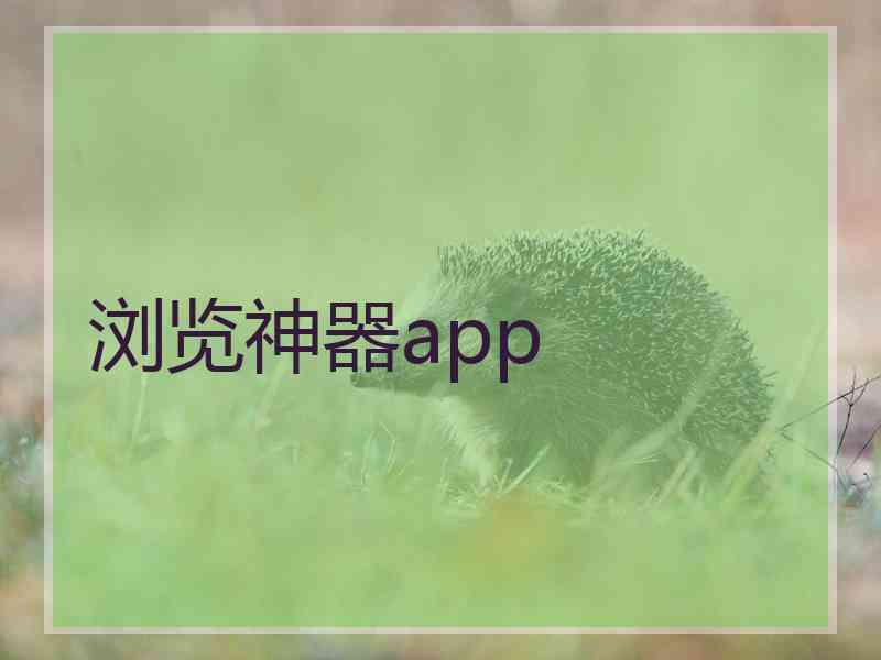 浏览神器app