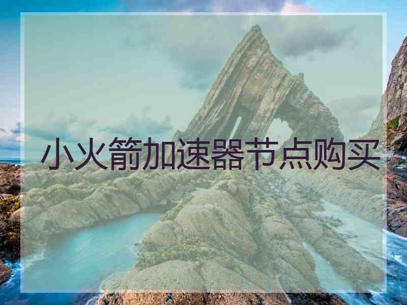 小火箭加速器节点购买