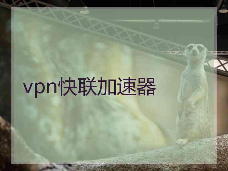 vpn快联加速器