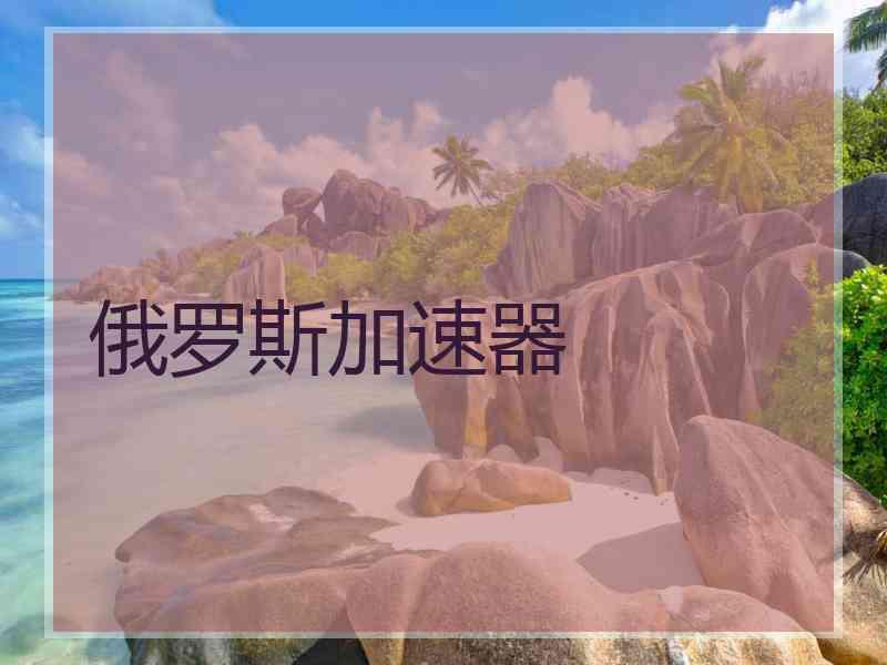 俄罗斯加速器