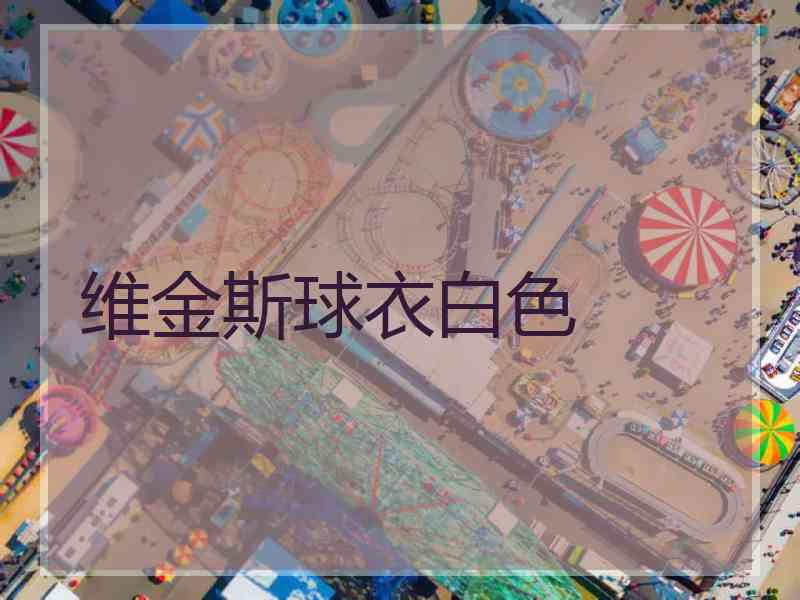 维金斯球衣白色