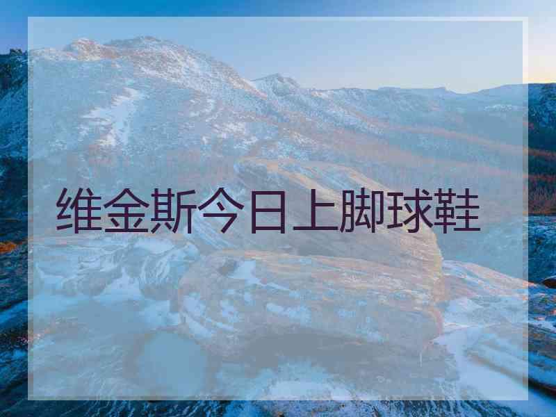 维金斯今日上脚球鞋