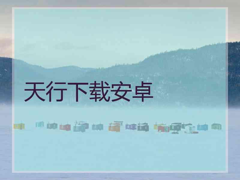 天行下载安卓