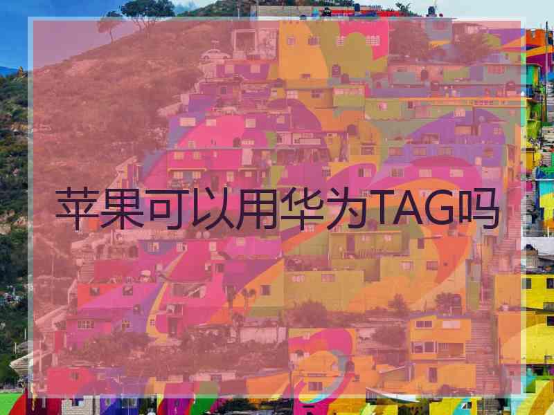 苹果可以用华为TAG吗