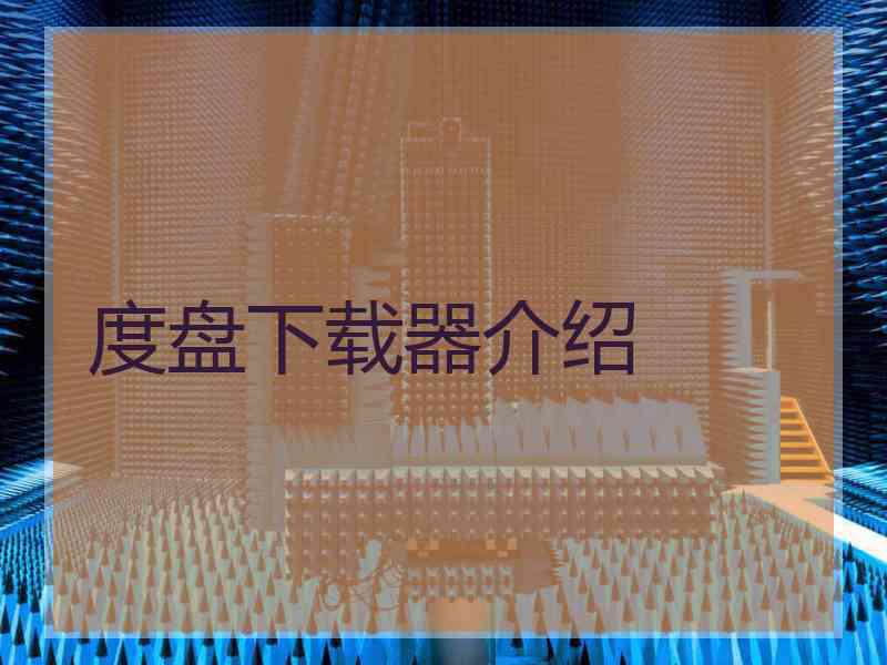 度盘下载器介绍