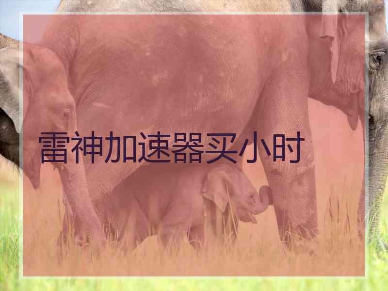 雷神加速器买小时