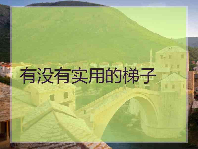 有没有实用的梯子