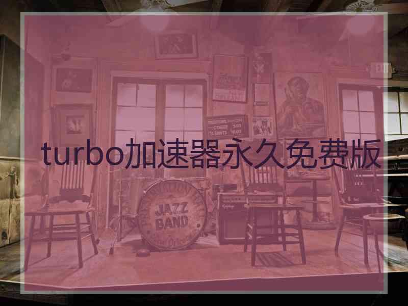 turbo加速器永久免费版