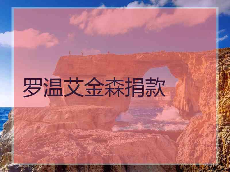 罗温艾金森捐款