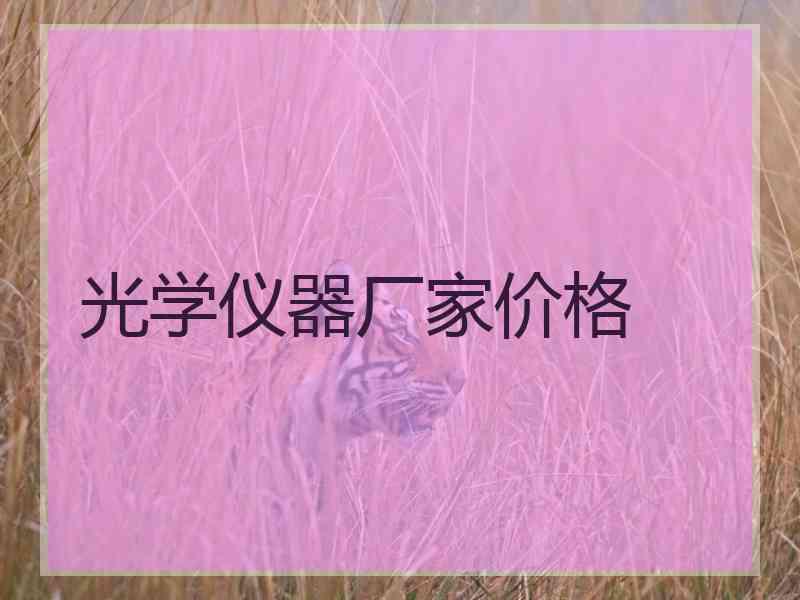光学仪器厂家价格