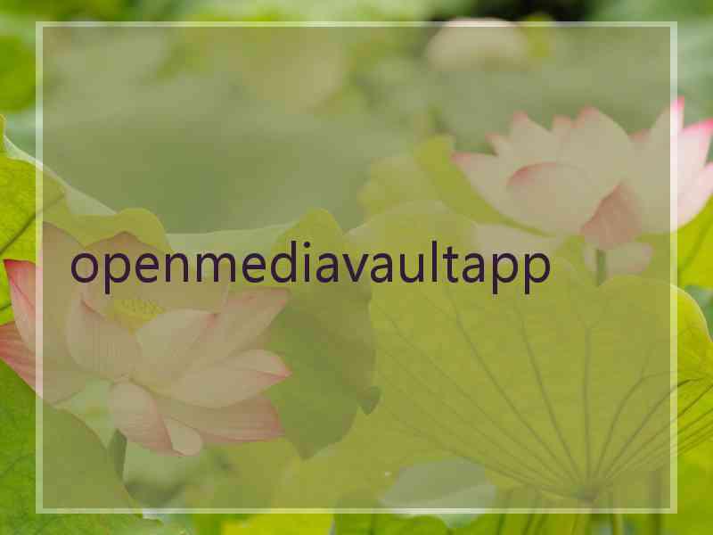 openmediavaultapp