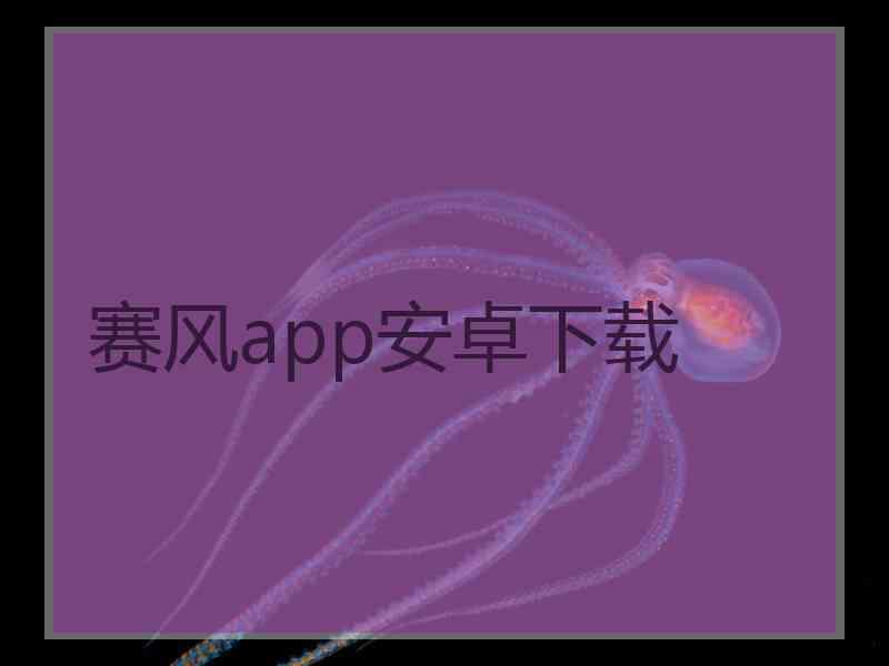 赛风app安卓下载