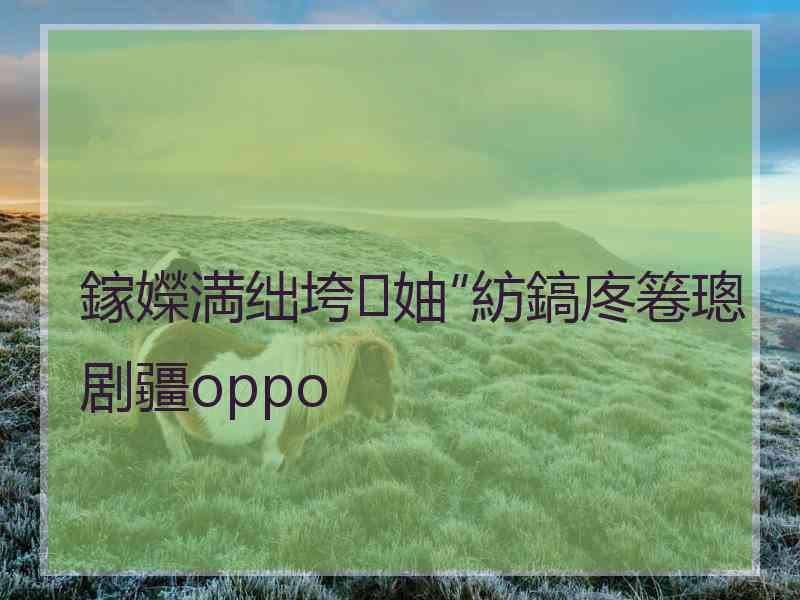 鎵嬫満绌垮妯″紡鎬庝箞璁剧疆oppo