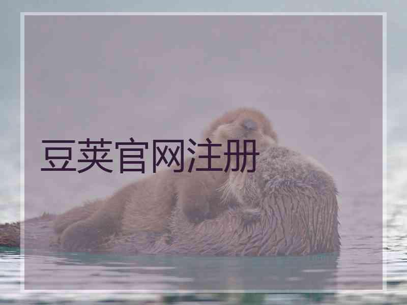 豆荚官网注册