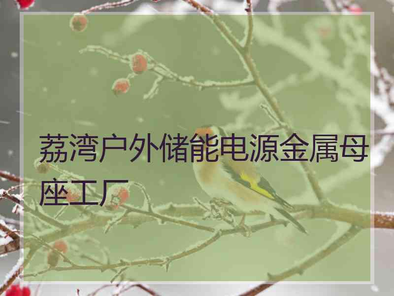 荔湾户外储能电源金属母座工厂