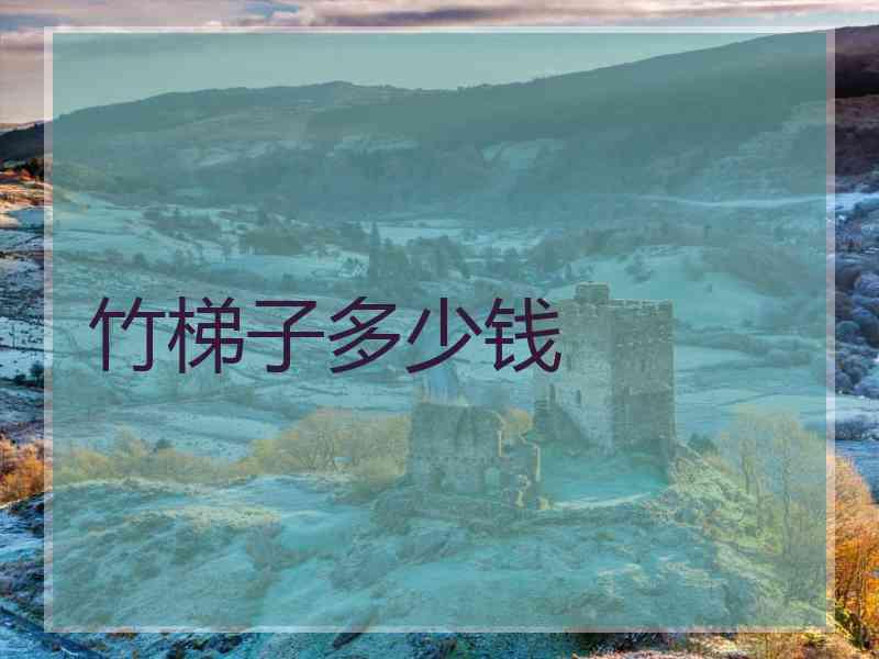 竹梯子多少钱